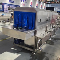 Machine de nettoyage industrielle commerciale rotative haute pression pour bacs, plateaux et conteneurs