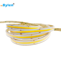 Fabricant étanche DC 12V 15W 528 puces silicone de haute qualité extrusion blanc COB LED bande IP67 IP68 COB LED bande lumineuse
