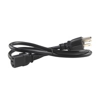 Cable de Extensión Nema 5-15p 18/3 110V, Cable de Alimentación para Computadora C13
