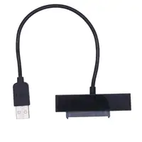 USB 2.0オスMicro SATA 7 + 15 Pin Adapter Sata Cable USB