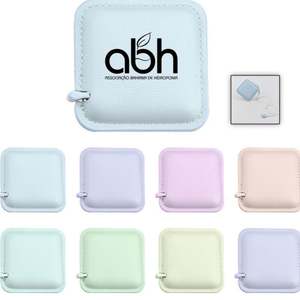 Ruban à mesurer miniature en cuir personnalisé avec logo d'entreprise et coffret cadeau - Product Image 3