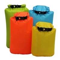 Sac de randonnée en nylon ultraléger personnalisé sac sec étanche à couvercle roulé sac étanche étanche 5lt sac étanche ultraléger
