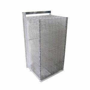 Rejilla de secado de seda inoxidable con revestimiento de polvo galvanizado, alta calidad, Industrial, con 4 ruedas - Product Image 6