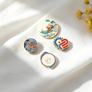 Badge en métal personnalisé créatif, émail dur, épingle à revers pour accessoire vestimentaire personnalisé - Product Image 3