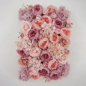 Paneles <span class=keywords><strong>de</strong></span> Pared <span class=keywords><strong>de</strong></span> Flores Artificiales Púrpuras en <span class=keywords><strong>Rejilla</strong></span> <span class=keywords><strong>de</strong></span> 40x60 cm, los Más Vendidos <span class=keywords><strong>de</strong></span> HLC, para Decoración <span class=keywords><strong>de</strong></span> Bodas, Fiestas y Hogar - Product Image 1