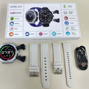 สมาร์ทวอทช์รุ่<span class=keywords><strong>น</strong></span>ใหม่ขายดี AIMB-Z19 รองรับการโทรผ่านบลูทูธ วัดอัตราการเต้<span class=keywords><strong>น</strong></span>ของหัวใจ หูฟังคู่ในตัว วัสดุไทเทเ<span class=keywords><strong>น</strong></span>ียมอัล<span class=keywords><strong>ล</strong></span>อยด์ 2 in 1 <span class=keywords><strong>น</strong></span>าฬิกาอัจฉริยะ TWS - Product Image 6