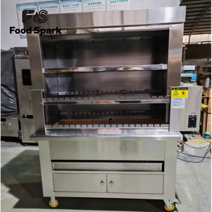 Parrilla de Barbacoa Rotatoria Totalmente Automática a Gas/Carbón/Eléctrica, Horno de Barbacoa de Carne a la Brasa, Máquina de Barbacoa Brasileña - Product Image 5