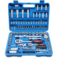 Jeu de clés à cliquet Cr-V 94 pièces 1/4'' et 1/2'', ensembles d'outils de tournevis, outils à main, réparation et entretien de véhicules, personnalisable OEM