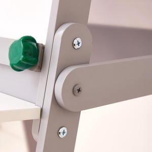 EDULAND, juguete de aprendizaje para niños, tablero de dibujo de madera ajustable magnético de doble cara con rollo de papel DIY - Product Image 6