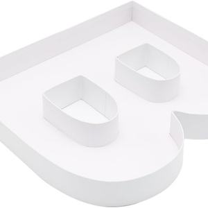 Boîte décorative alimentaire en carton en forme de lettre B de 12 pouces ZIJRXQ, remplissable, pour charcuterie - Product Image 4