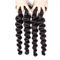 Ekstensi Rambut Manusia Brazil Loose Deep 30 Inch, Bundel Rambut Berkualitas Tinggi, Kutikula Tersusun Rapi, Vendor Rambut Grosir, Double Drawn, Sampel Tersedia