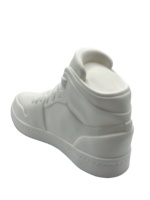 Mode 2025 Fluide Peinture Chaussures Sculpture 28cm Blanc Baskets Blanc Ours Action Figure DIY Art Artisanat Cadeau pour Adultes
