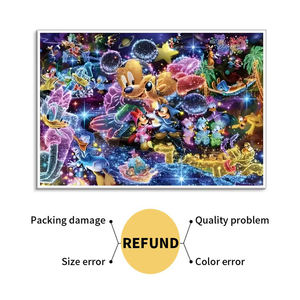 Prix de gros d'usine <span class=keywords><strong>Mickey</strong></span> M.ouse Kit de peinture au diamant 5D à faire soi-même par numéros pour enfants - Product Image 2