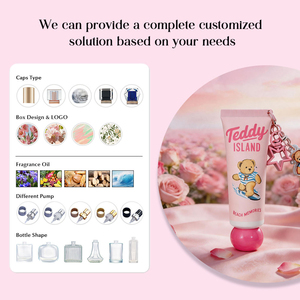 Crème pour les mains Teddy Island Cute Bear Mini légère sans parabène hydratante et nourrissante, lotion pour les mains portable avec porte-clés - Product Image 3