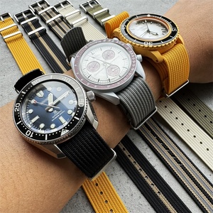 Bán Buôn Cổ Phiếu Tại Chỗ Gân Nylon Dây Đeo Đồng Hồ 18Mm 20Mm 22Mm Trái Phiếu Thể Thao Một Mảnh Dây Đeo Cổ Tay Vải Ban Nhạc Đồng Hồ - Product Image 6