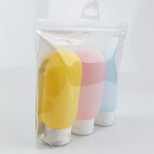 หลอดบีบซิลิโคนขนาด 30 มล. 60 มล. พร้อมขวด PE ขายส่งราคาถูก ชุดขวดบีบเนื้อนิ่มสำหรับเครื่องสำอาง ชุดขวดบรรจุภัณฑ์สำหรับผลิตภัณฑ์ดูแลส่วนตัว - Product Image 6