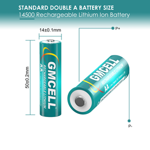 <span class=keywords><strong>Batterie</strong></span> al <span class=keywords><strong>litio</strong></span> <span class=keywords><strong>AA</strong></span> ad alte prestazioni 3000mWh 1.5volta GMCELL <span class=keywords><strong>batterie</strong></span> agli ioni di <span class=keywords><strong>litio</strong></span> batteria ricaricabile 1.5V con caricabatterie intelligente - Product Image 3