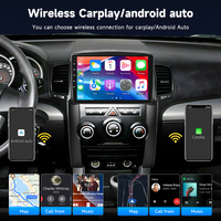 Autoradio Android Podofo Qualcomm 8 cœurs 10 pouces pour Kia Sorento 2009-2012, CarPlay/Android Auto sans fil, GPS, WiFi, OEM ODM