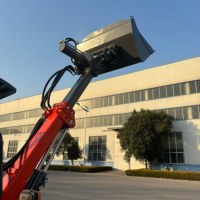 RongGong RG-EV04 Batteriebetriebener Teleskop-Minilader – OEM- und ODM-Unterstützung, anpassbare Anbaugeräte, Mini-Innenlader