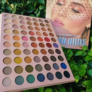 Bán Buôn 70 Màu <span class=keywords><strong>Eyeshadow</strong></span> <span class=keywords><strong>Palette</strong></span> Talc-Miễn Phí Bóng Mắt Các Tông Hộp Quà Tặng Với Kim Loại Kết Thúc Dạng Bột - Product Image 4