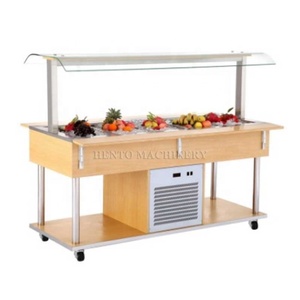 Réfrigérateur commercial de bar à salade/réfrigérateur de bar à salade/congélateur d'affichage de salade de fruits - Product Image 2