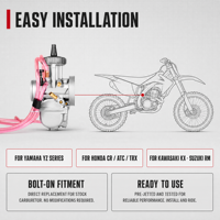 Carburateur de course PWK 36mm 38mm PWK36 PWK38 pour moto Motocross Dirt Pit Bike ATV UTV Quad cyclomoteur Scooter moteur carburateur