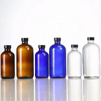 Bouteille en verre de 60 ml (2 oz) réutilisable, transparente, petite, pour boissons bien-être, jus, liquides à base de plantes, emballage de stockage, bouteille de shot de gingembre