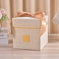 Boîte cadeau en velours pelucheux écologique haut de gamme RST Wholesale avec revêtement UV et gaufrage pour anniversaire, mariage, bonbons, cosmétiques, roses