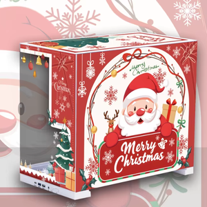 Boîtier d'ordinateur de jeu ATX pleine tour sur le thème de Noël NPC Air3 avec fenêtre latérale - Cadeau de Noël splendide - Product Image 6