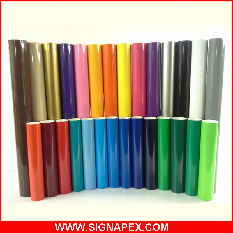 Signapex 2023 High Quality Best Selling custom color cutting vinyl glossy matte colorful vinyl sticker roll color vinyl