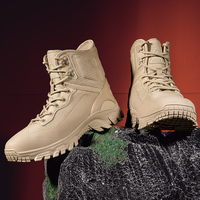 Bottes tactiques marron pour hommes, style américain, haute qualité, pour le nouveau modèle de bottes du désert beige