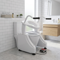 Chaise de toilette multifonctionnelle UKOM, siège de toilette portable, aide à la mobilité pour personnes âgées, handicapées, soins à domicile