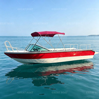 Prix bon marché 12-14 personnes bateau à essence nouveau High Yachts bateau robuste polyvalent grand bateau de sport