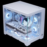 Casing Komputer Full Tower WJCOOLMAN dengan Kipas, Mendukung Pendingin Air 360 untuk Motherboard M-ATX, Tersedia