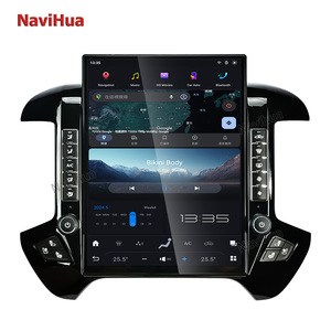Navihua Màn hình thẳng đứng <span class=keywords><strong>Android</strong></span> đài phát thanh DVD Player Stereo cho Chevrolet Silverado GMC Sierra 2015-2018 <span class=keywords><strong>GPS</strong></span> đa phương tiện Navigation - Product Image 4