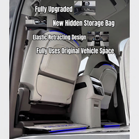 Table pliante pour siège arrière Denza D9 pour voiture : support de tasse avec charge sans fil, lumière ambiante, plateau pour ordinateur portable, accessoire intérieur