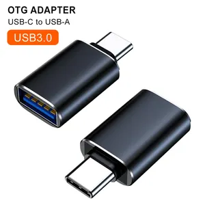 Adaptador USB 3.0 para Tipo C USB C fêmea conversor OTG adaptador para telefones Android Tipo C para Thunderbolt 4
