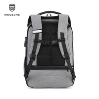 Sac à dos géométrique USB étanche pour l'extérieur, design décontracté, léger, grande capacité pour hommes - Collection 2026