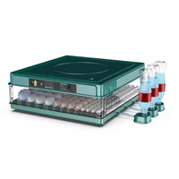 Nouveau design 2025 – Incubateur mini entièrement automatique 130 œufs, retournement automatique des œufs, matériau PP, taux d'éclosion de 98 % pour poulets