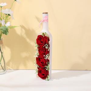 Rose éternelle en bouteille en verre bricolage créatif décoration de la maison cadeau de la Saint-Valentin roses conservées éternelles boîte à fleurs vente en gros - Product Image 6