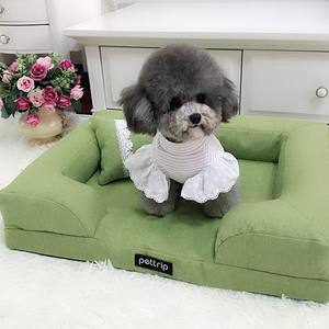 Sofa hewan peliharaan empat musim dapat dilepas Solid tempat tidur rumah anjing nyaman untuk penggunaan dalam dan luar ruangan untuk teman berbulu Anda - Product Image 4