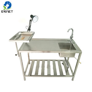 Equipo veterinario más vendido EUR VET Mesa práctica para tratamiento de mascotas Mesa de disección Veterinaria con piscina al ras - Product Image 3