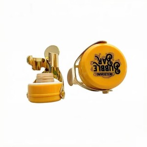 Bouchon de champagne réutilisable en métal doré pour bar, fête ou cadeau - Product Image 1