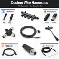 Cable Recto de 5 Pines con Resistencia NMEA2000, Conector Marino Impermeable IP67 para Interfaz de Panel NMEA 2000