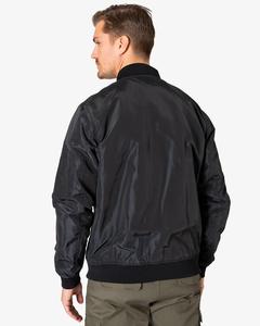 Chaqueta bomber verde personalizada para hombre, diseño bordado de satén brillante ligero, cierre de cremallera de seguridad activa para invierno, venta al por mayor - Product Image 2