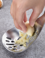 Cuillère à émincer multifonctionnelle en acier inoxydable 304, râpe à ail, presse-purée, cuillère à pâtes pour la cuisine
