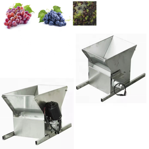 Broyeur de raisin électrique manuel 304 équipement de brassage de broyeur de myrtille et de mûrier d'acier inoxydable - Product Image 2