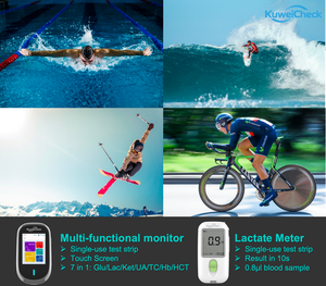 Analyseur de glucose et de lactate haute précision avec technologie anti-interférence, test POCT rapide pour les cliniques et l'usage domestique - Product Image 3