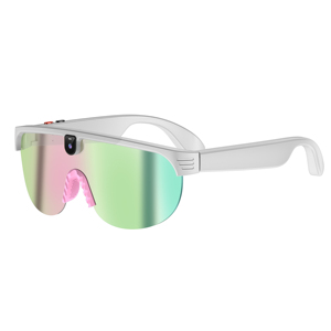 Lunettes intelligentes IA améliorées <span class=keywords><strong>UniTek</strong></span> avec caméra 8MP 1080P, commande vocale, traduction en temps réel, étanches IP67, magnétiques - Product Image 1