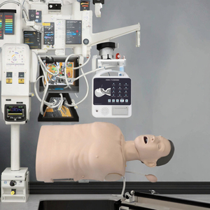 نموذج طبي ذكي لنصف الجسم البشري لتدريب إدارة مجرى الهواء للبالغين مصنوع من البي في سي - Product Image 3